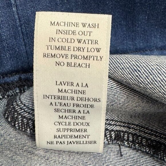 Frank‎ & Eileen Donegal Women's Unforgettable Midi Skirt Blue Wash Denim US 0 - Picture 10 of 11